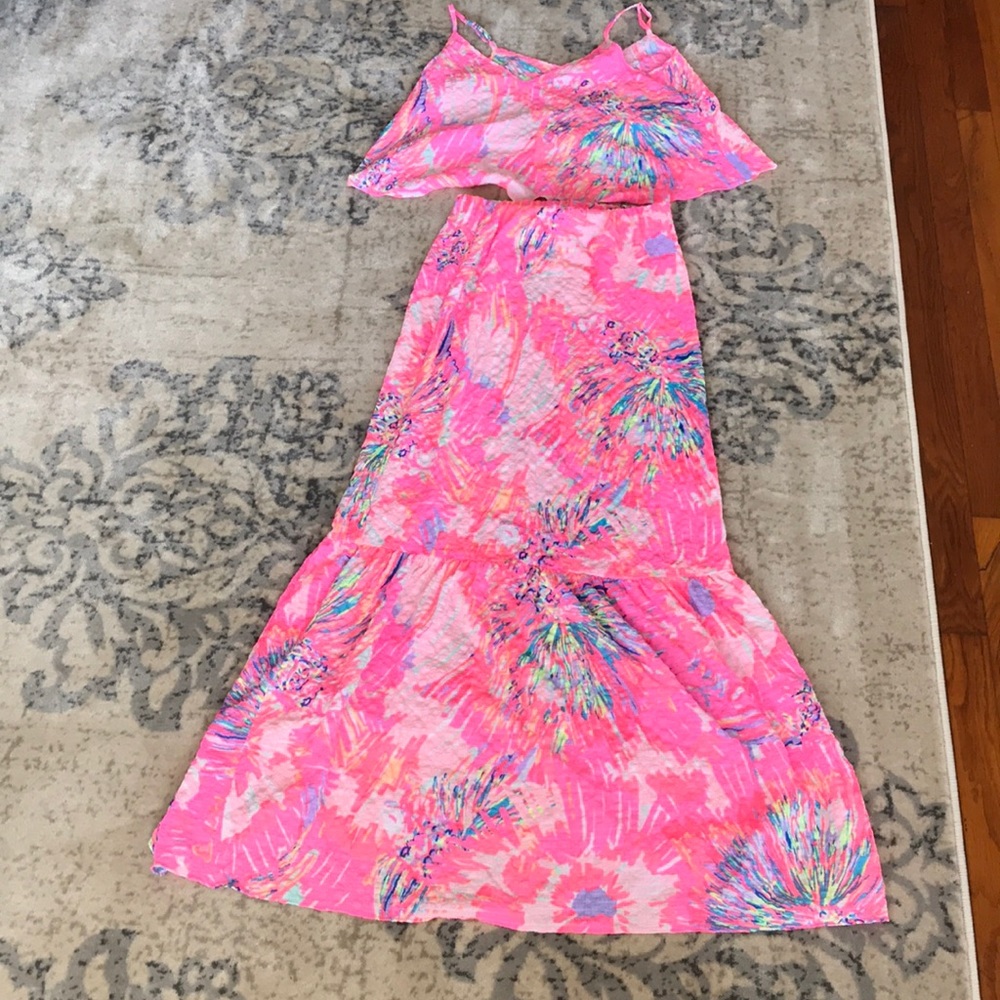 Lilly Pulitzer Maxi Skirt and Top Set- NWT